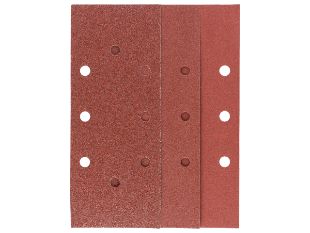 10-delni komplet brusilnih listov Bosch za vibracijski brusilnik, Dimenzije: 93x185mm, Zrnatost: 60, 120, 180, 2609256B07